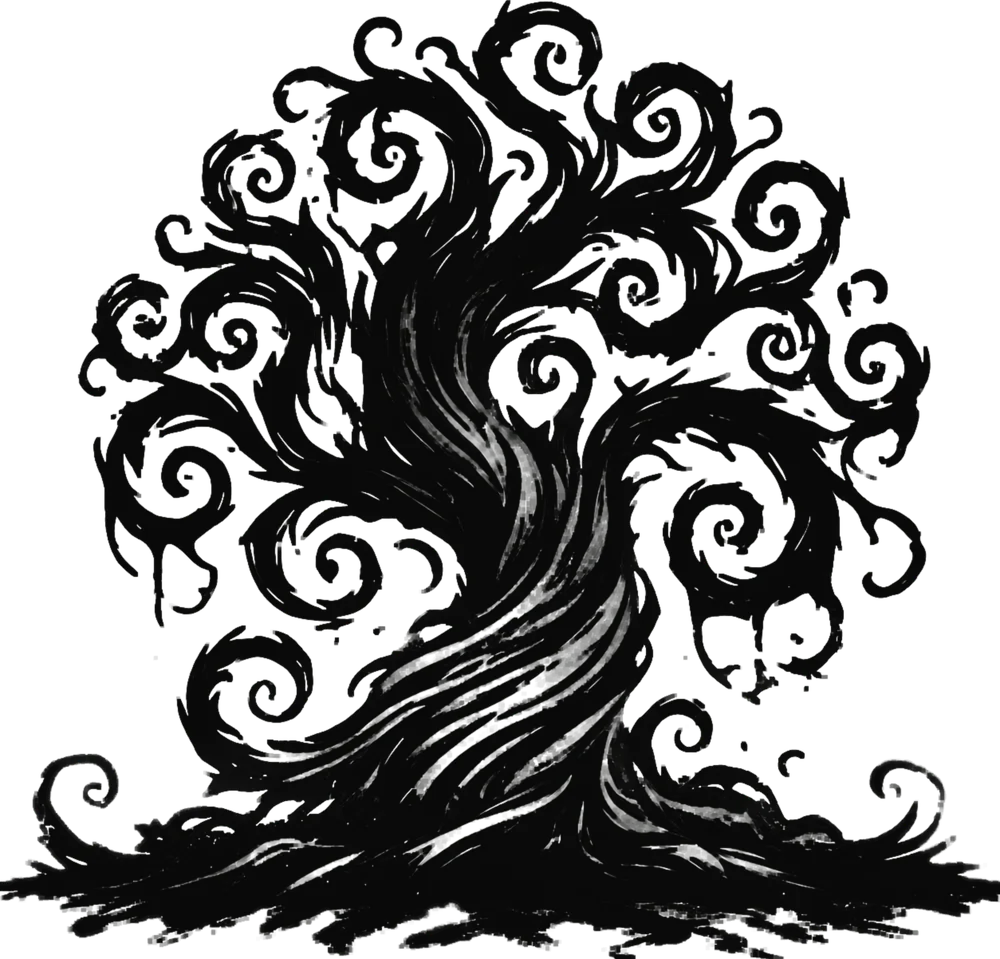 Gorewood Games branching tree mark